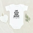 thumbnail image 2 of Newbabywishes - Eats Sleeps Poop Repeats Babylife Funny Sayings Baby Clothes for Boys and Girls, 2 of 4