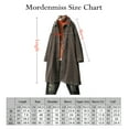 thumbnail image 3 of Women's Plus Jacket Coat Loose Button Down Corduroy Shirt Jacket Black XL, 3 of 3