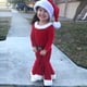 thumbnail image 5 of Conjunto de ropa infantil de tres piezas con camisa de manga larga navideña de invierno para niño y niña, pantalones acampanados y gorro., 5 of 8