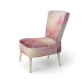 thumbnail image 3 of Designart "Horizon in Pink" Pink Abstract Landscape Upholstered Accent Chair - Modern Arm Chair For Living Room, 3 of 7
