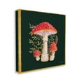 thumbnail image 3 of Stupell Industries Red Mushrooms & Ferns Botanical & Floral Painting Gallery Wrapped Canvas Print Wall Art, 24 x 24, 3 of 7