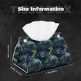 thumbnail image 6 of Lsque Cartoon Dinosaur Printed Long Tissue Box Cover Holder, Facial Paper Organizer Dispenser,Triangle with Bottom Belt, PVC Leather Decorative Organizer, 6 of 9