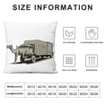 thumbnail image 5 of BCIIG Funny Camel Graphic Decorative Throw Pillow Cover for Home Couch Living Room Sofa, Short Plush Material, 1PC 20x20in, 5 of 5