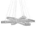 thumbnail image 3 of Crystal Elegance LED Chandelier // 3 Rectangles, 3 of 4