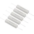 thumbnail image 1 of Unique Bargains 5 Pcs Résistances 15 Ohms, Résistance Ciment Céramique 10W Kit de Résistance Ciment de Puissance Tolérance 5 % pour Adaptateurs d'Alimentation Audio, 1 of 4