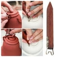 thumbnail image 2 of Pottery Tools Carving Crafts Wooden Sculpture Knives Pottery Sharpening Tools Ceramic Modeling S/L Pottery Size, 2 of 8