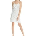 thumbnail image 2 of Max Studio London Womens Embroidered Sequined Slip Cocktail Dress, White, X-Large, 2 of 3