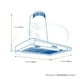 thumbnail image 2 of CAMPANA DE COCINA ARTEMISA 80 CM BLANCO SANAIRE ARTEMISA 80 CM BLANCO, 2 of 2
