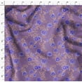 thumbnail image 4 of Soimoi Cotton Poplin Purple Fabric By the Yard - 42 Inch Wide -Floral & Leaf Floral Pattern Fabric - Botanical and Elegant Designs for Various Uses Printed Fabric, 4 of 6