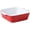 Red, variant on 8x8 Baking dish, Square Baking Pan, Ceramic Casserole Dishes for Oven, Cake Pan with Handle, for Brownie, Lasagna, Casserole, 2 Quart, Home Gift, Wedding Gift, Red