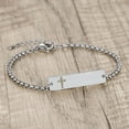 thumbnail image 2 of Linnalove Bible Verse Faith Heart Chain Adjustable Bracelets, Stainless Steel, 2 of 3
