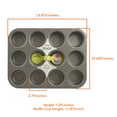 thumbnail image 2 of Range Kleen B14M12 Nonstick Muffin Pan, 12 Cup, 2 of 5
