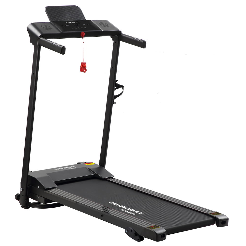 Confidence Ultra Pro Treadmill Electric Motorised Running Machine Silver/Black 