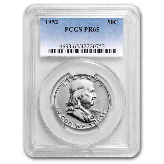 1952 Franklin Half Dollar PR-65 PCGS