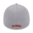 thumbnail image 4 of Men's New Era Gray San Francisco Giants Active Pivot 39THIRTY Flex Hat, 4 of 6