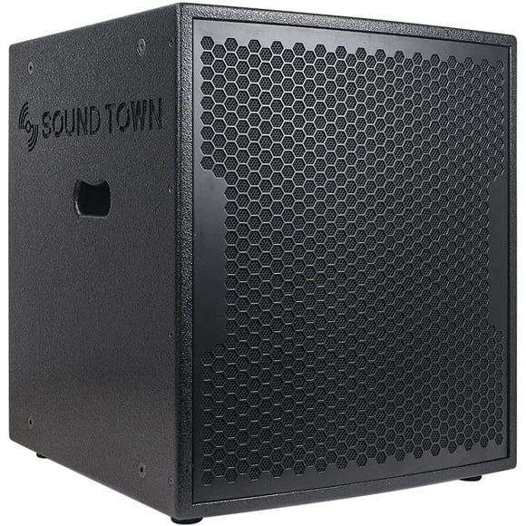 Sound Town 2000W 18" Powered PA Subwoofer with 2 Speaker Outputs, DJ/PA Pro Audio Sub with 4" Voice Coil, Black (CARPO-18SPW)