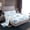 White Blue, variant on Feelyou Modern Fashion Bowknot Full Size Sheets, Princess Ribbon Bed Sheets, 4-Piece