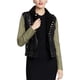 thumbnail image 1 of Rachel Roy Chaqueta de motociclista de piel sintética para mujer, negra, pequeña Rachel Roy Chaqueta de moto, 1 of 1