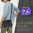 thumbnail image 4 of FJLBDE Case for iPad Air 5th Generation / iPad Air 4th Generation 10.9 inch, Rugged Shockproof Tablet Cases Cover with Kickstand Shoulder Strap, Black, 4 of 6