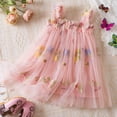 thumbnail image 2 of UAYOTSE Toddler Baby Girl Butterfly Dress Butterflies Embroidery Formal Wedding Party Princess Dresses,Sizes 1-2 Years, 2 of 6