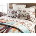 thumbnail image 2 of De Leon Collections Sonoma Diamonds Southwestern Tribal Geometric Queen Sheet Set Sheet and Pillowcase Set, 2 of 3