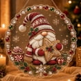thumbnail image 2 of Clearance! Christmas Pearl Diamond Art Hanging Ornament Kit, 8" Pearl Art Kits for Adults Pearl Painting Kits, Gnome, 2 of 8