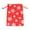 Red, variant on Christmas Gift Bags, Snowflake Gift Bags, Linen Christmas Candy Bags for Holiday Party Decorations, Small Reusable Christmas Favor Bags with Soft Non-Allergic Material, 14x10cm, 2 Pack