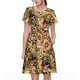 thumbnail image 1 of Balery Animal Leopard Vestidos sueltos de manga corta para mujer, vestidos de verano 2025, vestidos casuales de corte A con vuelo., 1 of 6