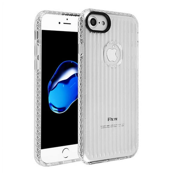 Apple iPhone 8, iPhone 7, iPhone 6s /6 Phone Case Hybrid Rubber Silicone Flexible TPU Protective Ultra Slim Fit Shell Rugged Bumper Cover Heavy Duty Transparent Clear Case for Apple iPhone 7/8 /6s/6