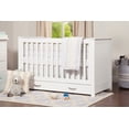 thumbnail image 6 of DaVinci Asher 3-in-1 Convertible Crib with Toddler Bed Conversion Kit in White Finish, 6 of 6
