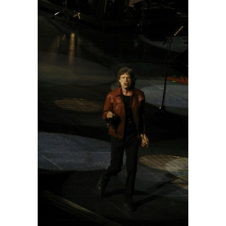Mick Jagger of The Rolling Stones performing at the Madison Square Garden in New York City Photo