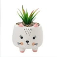 thumbnail image 1 of Flowerpots with Dish Ceramic, Animal Pot Ceramic Succulent Plant Pot Cactus Potted Planting Bonsai Pots Set, Flower Pots, 1 of 5