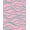 Pink, Pattern 4, variant on ODIKA 4' x 6' Machine Washable Non-Slip Area Rug, Contemporary Wave High Traffic Rug, Gray, 342324