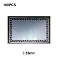 thumbnail image 3 of Advancent 100 piezas tarjeta de visita sublimación artesanía tarjetas de nombre superficie lisa etiqueta de identificación etiquetas de Almacenamiento y organización del hogar Plata cepillada 0.32 mm, 3 of 6
