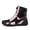 Black gun color, variant on Men's and women's all-season motorcycle riding boots and motorcycle shoes,Black red,42