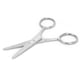 thumbnail image 3 of Fugacal Tijeras para recortar la barba, tijeras para el vello de la nariz Tijeras para el cuidado del vello facial Tijeras para el vello facial redondeadas Acero inoxidable para barbería Fugacal  No se aplica, 3 of 6