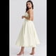 thumbnail image 5 of Vestidos de Invitada de Boda para Mujer, con Tirantes Finos, Corsé, para Fiesta de , con Encaje Floral, Vestidos Largos de Fiesta Crema S, 5 of 9