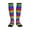 3 Black, variant on Rateoe Colorful Glitter Rainbow Compression Socks for Women and Men 20-30mmHg-Circulation Support Socks Knee High Nurse Pregnant Running Medical and Travel Athletic
