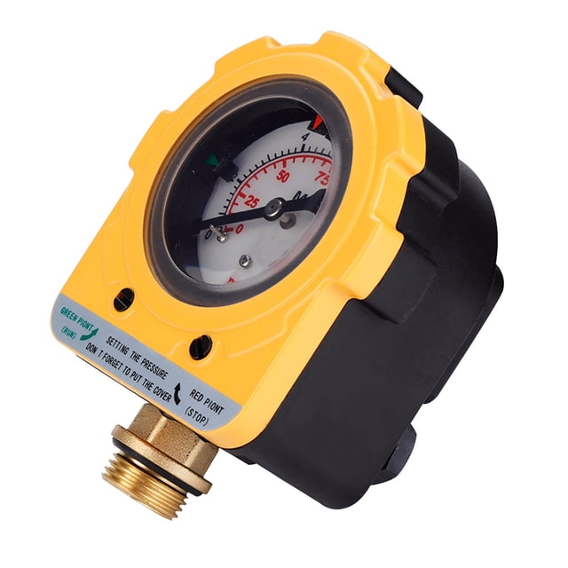 Interrupteur de Contrôle de Pression, Interrupteur de Pression de Pompe à Eau Prise EU, Pompe de Puits Profond Haute Précision pour Pompe Auto-Amorçante Pompe à Jet Pompe Submersible
