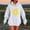 White, variant on Pullover Hoodie for Womens Plus Size Fashion Casual Ladies Printed Long Sleeve Tops Blouse Hooded Sweatshirts