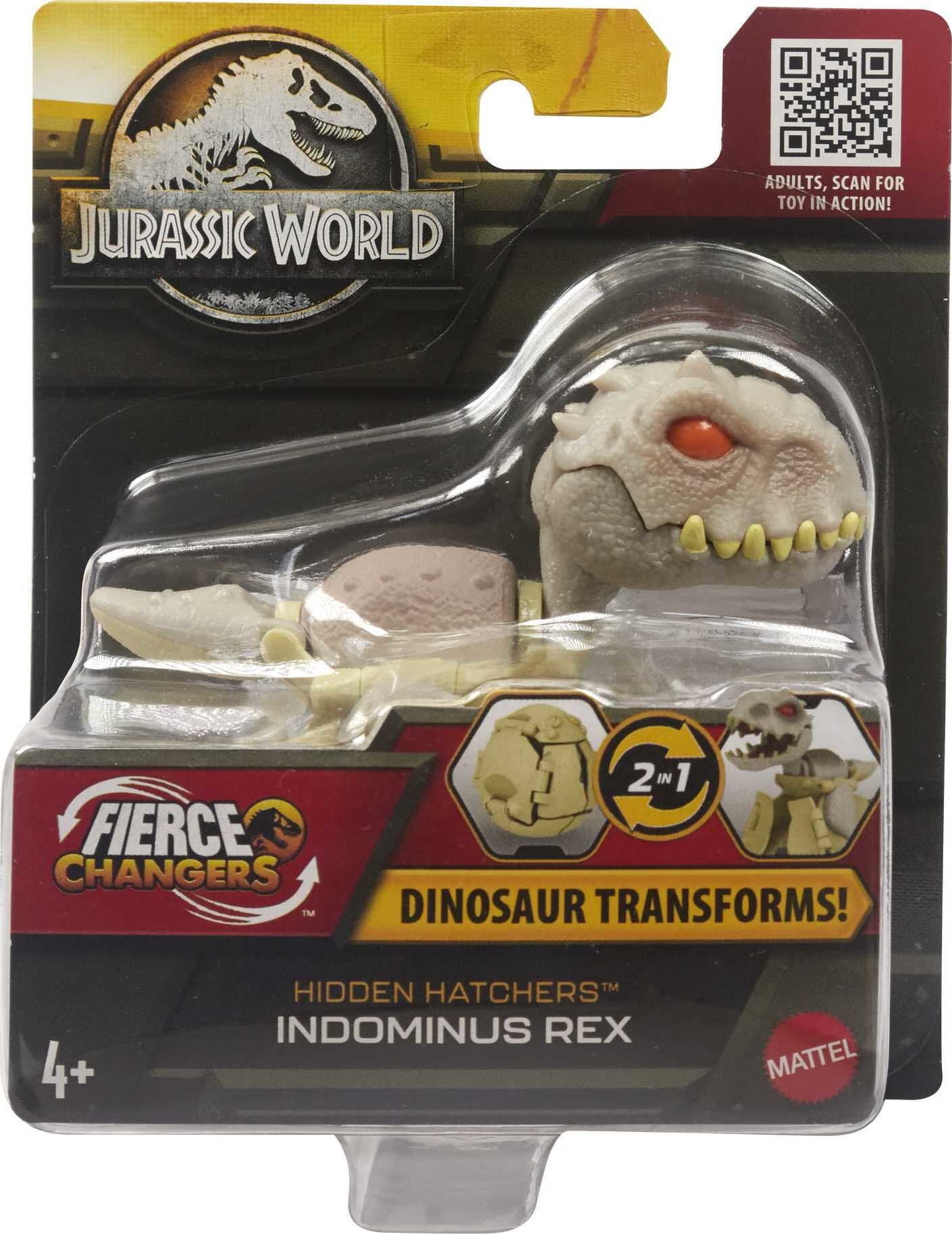 Jurassic World Hidden Hatchers 2 in 1 Egg to Dinosaur Transforming Toy Ages 4 Walmart
