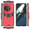 thumbnail image 4 of For OnePlus 11 5G Case Cover, Shockproof Luxury Hybrid Armor Ring Holder Magnetic Slim Stand Case Cover, 4 of 5