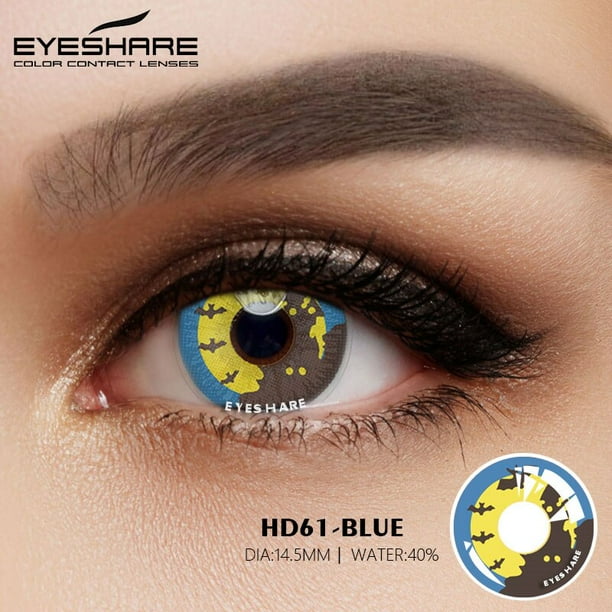 EYESHARE-lentillas de disfraz para maquillaje de ojos, lentillas de colores para Cosplay de ojos, lentes de contacto para Halloween