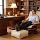 thumbnail image 4 of 45 x 45 x 15cm Lazy sofa with footstool opening for storage, 4 of 6