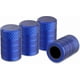 thumbnail image 1 of Tire Valve Stem Caps, Blue, 4 pcs/Pack, Anodized Aluminum Tire Valve Cap Set, Corrosion Resistant, Universal Stem Covers, 1 of 4