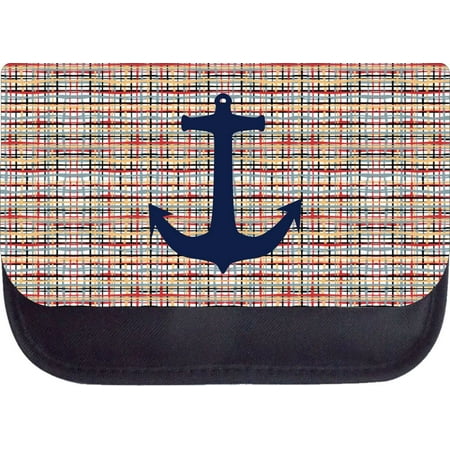 Criss Cross Pocket Navy anchor on modern crisscross 5