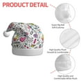thumbnail image 4 of Fuzoiu Fun Animal with Unicorn Print Santa Hat Christmas Hat for Adults,Santa Hats with Pompom, Unisex Xmas Holiday Hat for Christmas New Year Festive Party Supplies, 4 of 6