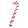 thumbnail image 1 of Fiudx Bastón Navideño Inflable, Diseño Clásico de Bastón de Caramelo Rojo y Blanco, Material de Pvc Duradero, Divertido Juguete Interactivo, Decoración para Fiestas Navideñas, Ideal para Celebracione, 1 of 5