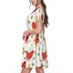 thumbnail image 2 of Disketp Flower Chicken para Vestido de Manga Corta para Mujeres, Vestidos de Verano para Mujeres, Casual y Holgado para la Playa, 2 of 6