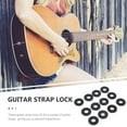thumbnail image 4 of Guitar Strap Locks with Silicone Washers for Safe Guitar Use Black 12 Pieces, 4 of 6